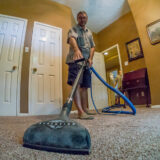 Cleaning The Carpet